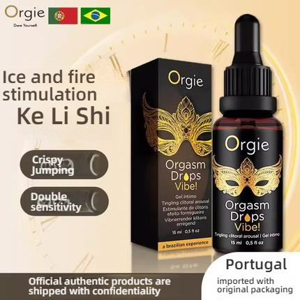 Orgie Portugal imported small gold bottle women's jumping pleasure enhancement liquid 15ml