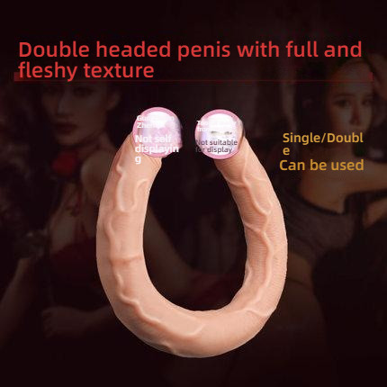 COC casual twists and turns, fleshy and full, double headed simulation penis 28cm