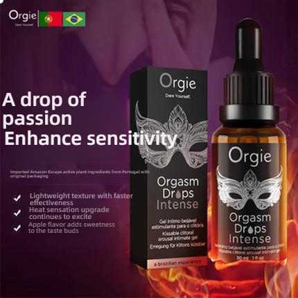 Orgie Portugal Imported Small Silver Bottle Women's Pleasure Enhancement Liquid 30ml