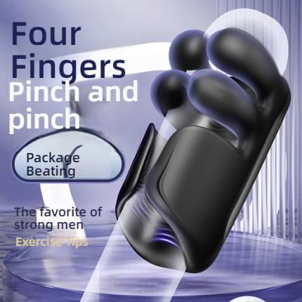 Mi Cat Four Finger Pinch Shocking Beating Hammer Black