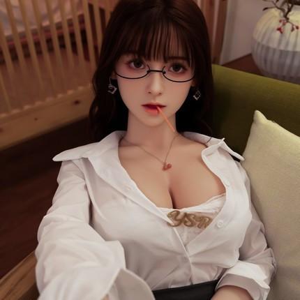 Pure Desire Girlfriend - Xiwei Silicone Hair Transplant 158cm Solid Doll G076 (Mouth Love+Mouth Love Sucking+Sound+Heati
