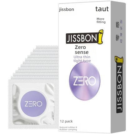 ZERO Zero Sensitivity Ultra Thin Tight Series Condoms from Jieshibang, 12 Pack