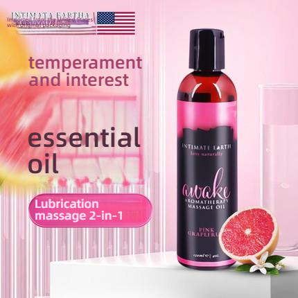 Intimate Earth Passion Awakens Grapefruit Nasal Spray Massage Oil 120ml