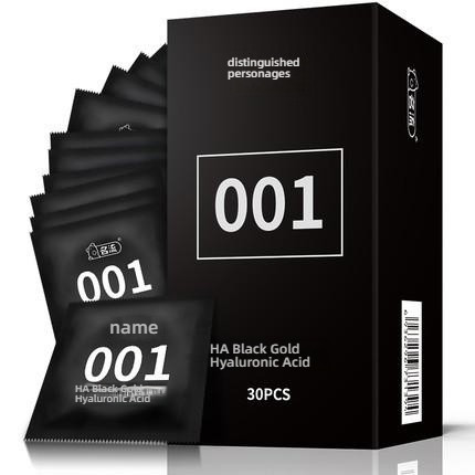 Gentleman Black Gold 001 Hyaluronic Acid (Black) 30 pieces/box