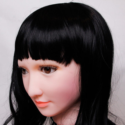 Inflatable doll wig