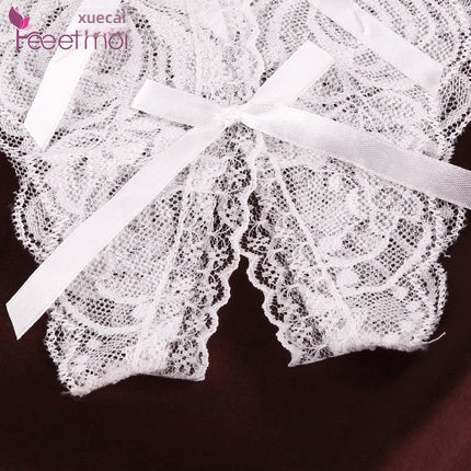 Fei Mu sexy lace strap butterfly crotch underwear