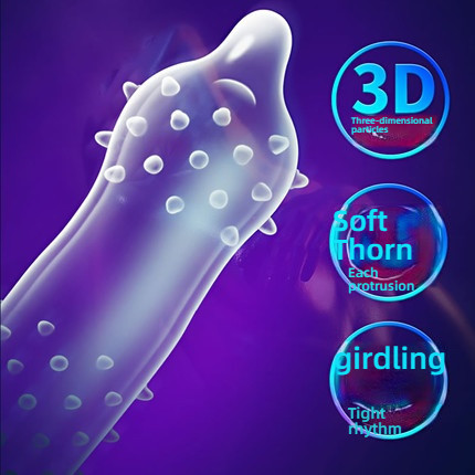Beilile 3D Wolf Teeth Condoms 10 pieces/box