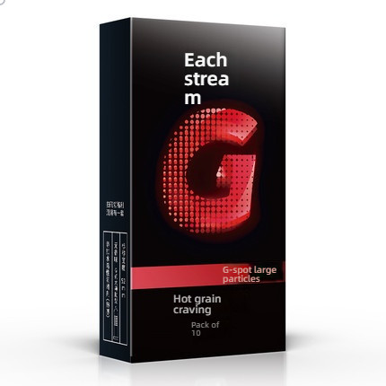 Gentleman G-spot Large Particle Series Condom Medium 10 Pack