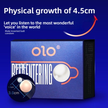 OLO Double Bead (in bead+soft bead) Condom 1 piece/box