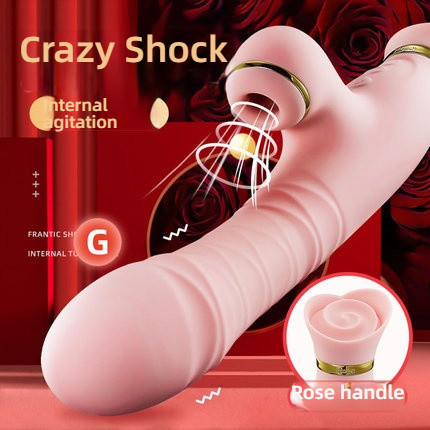 ZALO suction telescopic dancing rose shock stick
