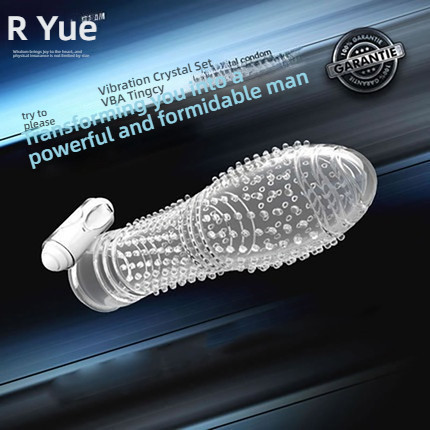 Pleasure, enlargement, thickening, shock, crystal/wolf tooth set, small French exclusive flash sale