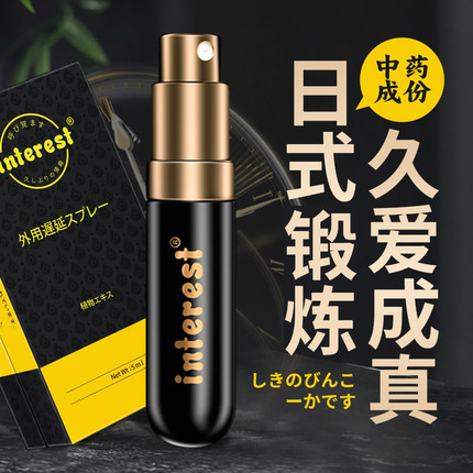 Interest Men's External Delay Spray