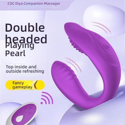 Diya dual head stimulation companion massager purple