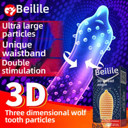 Beilile 3D Wolf Teeth Condoms 10 pieces/box
