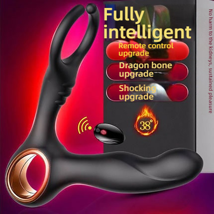 Lesparty intelligent constant temperature dual head clamping prostate massager