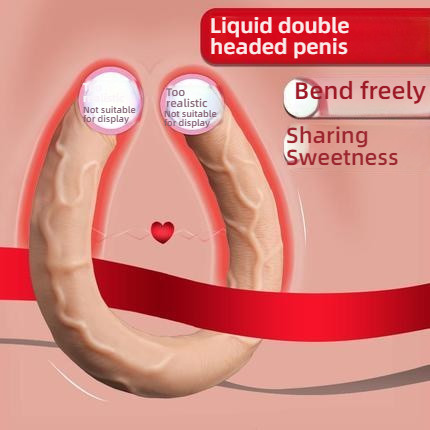 COC casual twists and turns, fleshy and full, double headed simulation penis 28cm