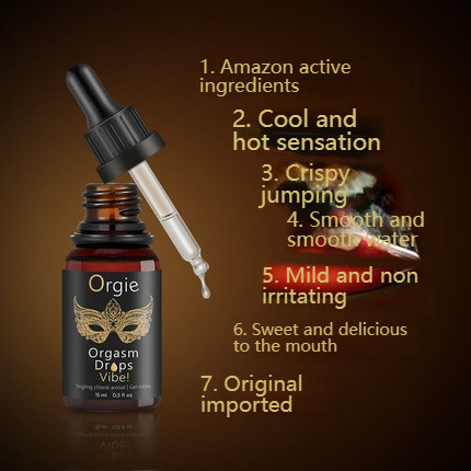 Orgie Portugal imported small gold bottle women's jumping pleasure enhancement liquid 15ml
