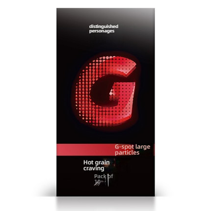 Gentleman G-spot Large Particle Series Condom Medium 10 Pack