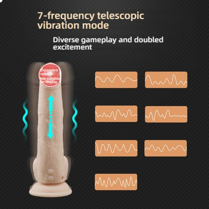 Addition: Ultra high frequency telescopic penis with a frequency of thousands of times per minute