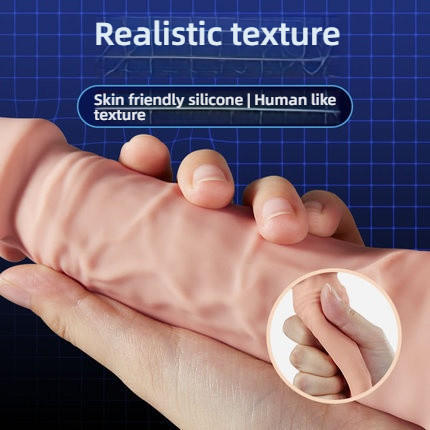 Aiya Physics enlarges and thickens, wearing a penis