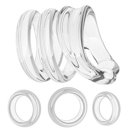 Joyful Dual Resistance Multi Effect Circumcision Ring 4-piece Set