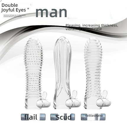 Pleasure, enlargement, thickening, shock, crystal/wolf tooth set, small French exclusive flash sale