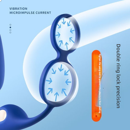 Sihande Microcurrent Stimulation 5-Frequency Electric Shock Dual Motor Strong Intensity Prostate Massager