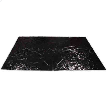 Mystery Girl's Fun Waterproof Bed Sheet Black