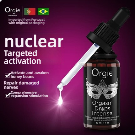 Orgie Portugal Imported Small Silver Bottle Women's Pleasure Enhancement Liquid 30ml