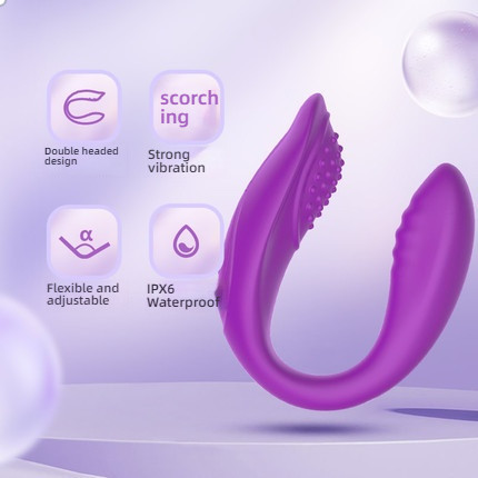 Diya dual head stimulation companion massager purple