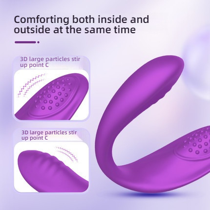 Diya dual head stimulation companion massager purple