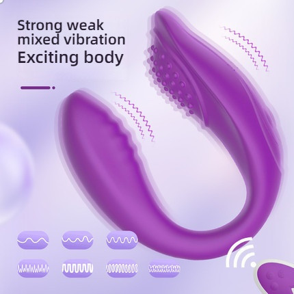 Diya dual head stimulation companion massager purple