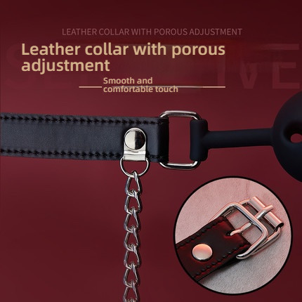 Meijianu saliva ball breast clip adjustable collar integrated prop