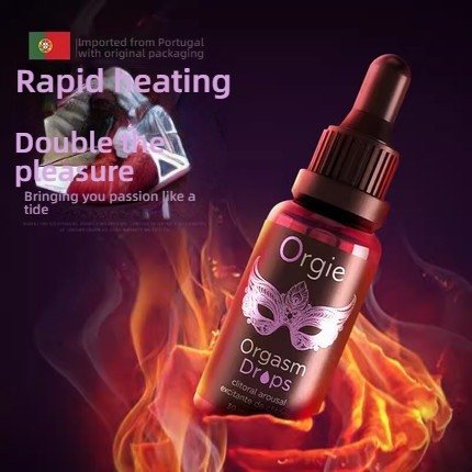 Orgie Portugal Imported Small Silver Bottle Women's Pleasure Enhancement Liquid 30ml