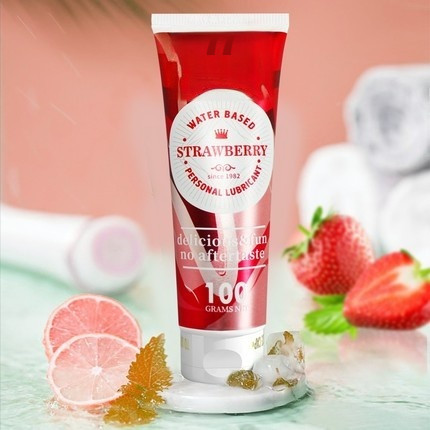 Wet Stuff Strawberry Fruit Flavor Australian Imported Lubricant 100g