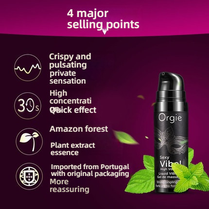 Orgie Portugal Imported Enhanced Liquid Jumping Egg Female Pleasure Liquid 15ml