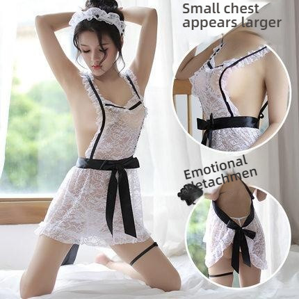 Stacy Lace Perspective Bareback Maid Footcolor Plays Dress Set