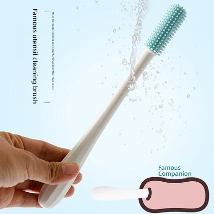 COC silicone brush head cleaning stick, naming tool, inverted airplane cup