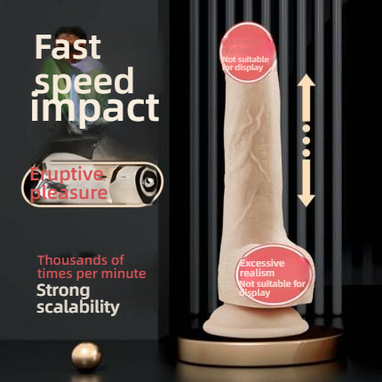 Addition: Ultra high frequency telescopic penis with a frequency of thousands of times per minute
