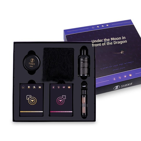 Xiaqi Fun Card Flower Front and Moon Under (Comes with Drip Wax Strap Lubricant)