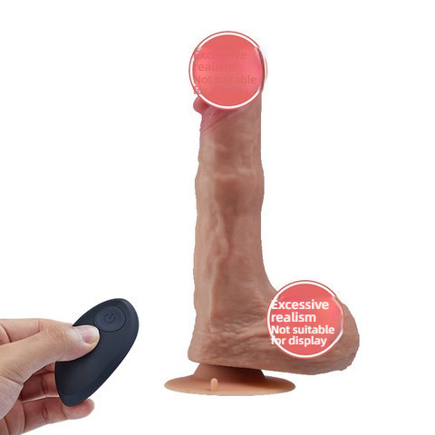 Bent head Kailum simulation digging ball penis (with handle)