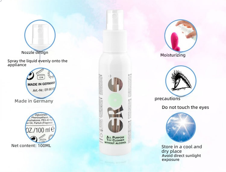 EROS Multi functional Toy Antibacterial Cleaning Liquid 100ml