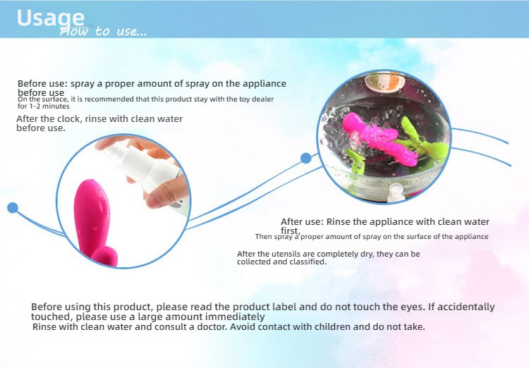 EROS Multi functional Toy Antibacterial Cleaning Liquid 100ml