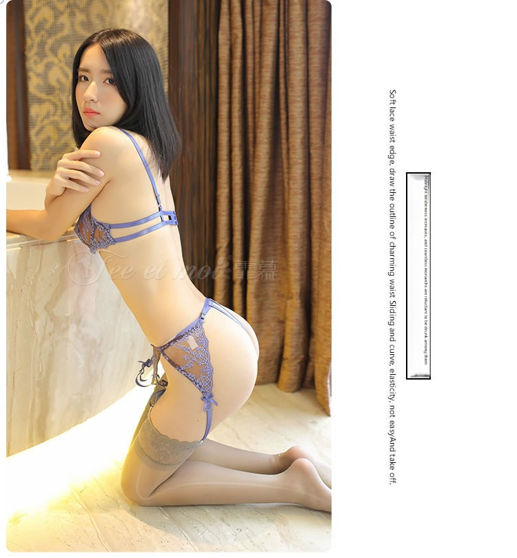 Feimu 15D silicone oiled lace lace long tube socks