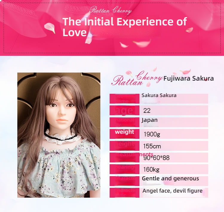 Diao style Fujiwara Sakura's four limb movements are finalized, real voice inflatable doll 155cm