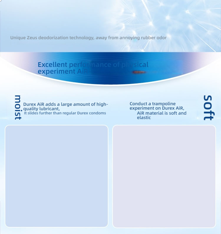Durex Thin Phantom Concealed AIR Condom Medium 3/6/10 Pack