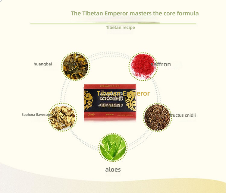 1 pack of external wet wipes for the Tibetan Emperor