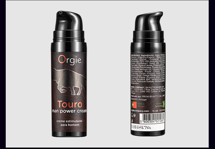 Orgie Portugal imported bullfighter male massage cream 15ml