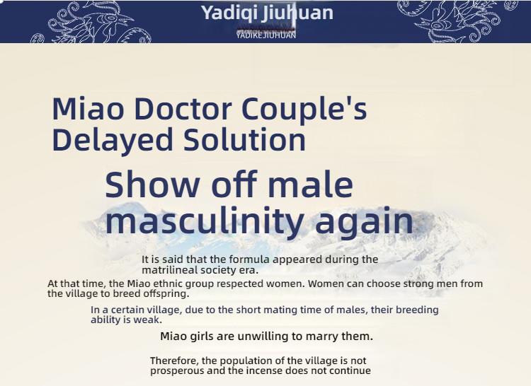 Yadike Plant Extract Male Antibacterial Spray 10ml