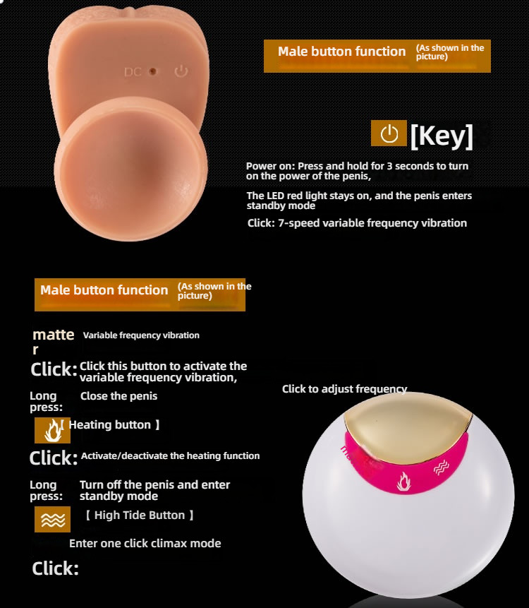 AIYA Eastern Magic Root 1 Item 3 Play Wear Shocking Real Person Body Temperature dildo